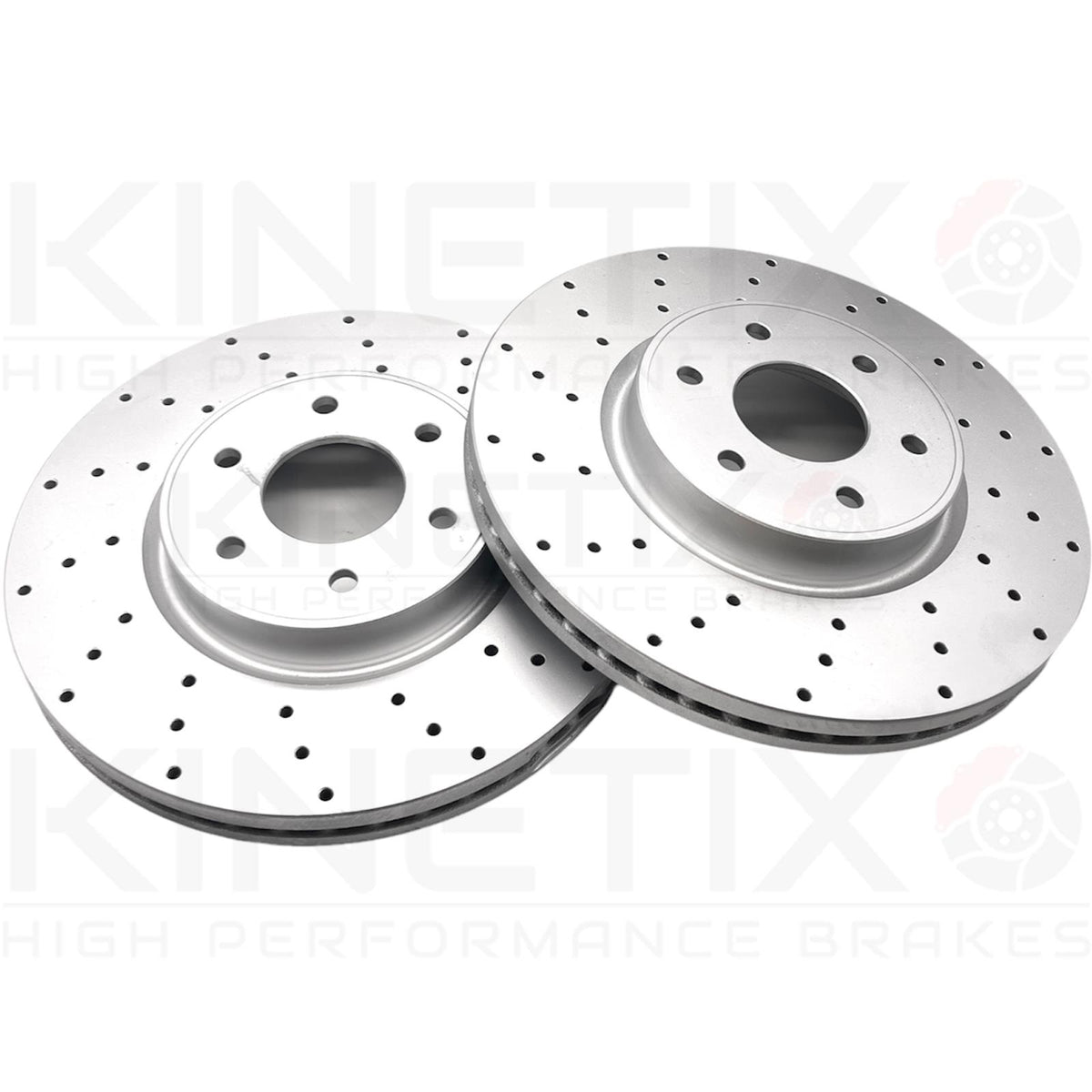 FITS MERCEDES X-CLASS 2017- FRONT DRILLED HIGH CARBON BRAKE DISCS PADS 320mm