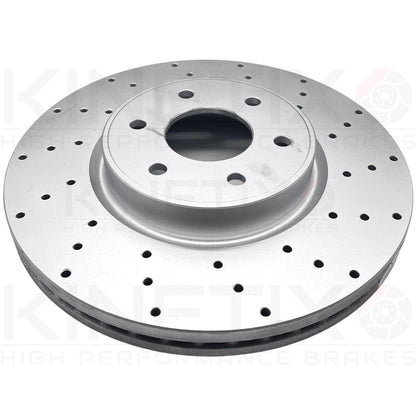 FOR MERCEDES X-CLASS X250d AMG FRONT DRILLED HIGH CARBON BRAKE DISCS PADS 320mm