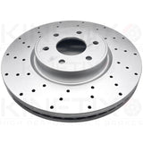 FOR MERCEDES X-CLASS X250d AMG FRONT DRILLED HIGH CARBON BRAKE DISCS PADS 320mm