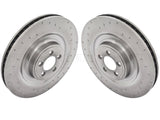 FOR JAGUAR 5.0 XKR FRONT C GROOVED BRAKE DISCS PAIR 400mm *FOR ALCON CALIPERS*