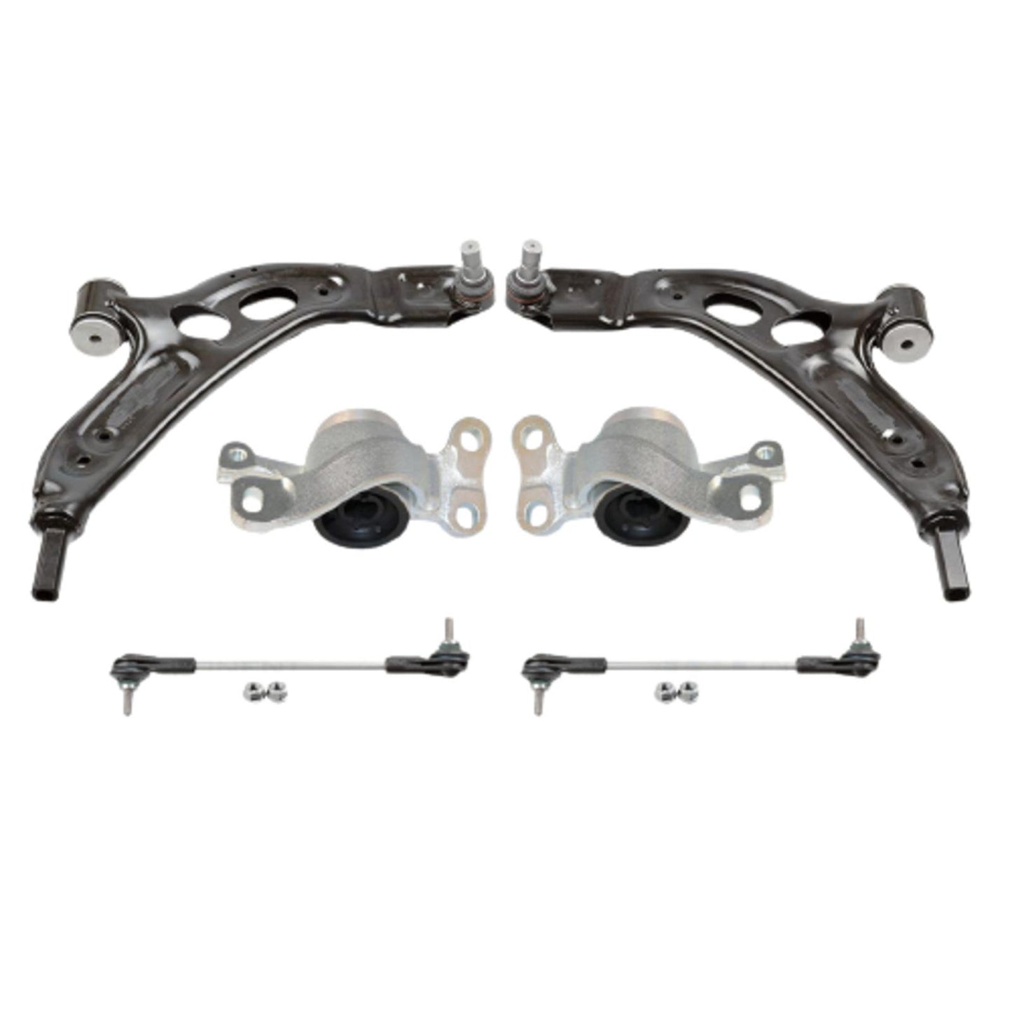 FOR BMW 116i 116d F40 FRONT LEFT SUSPENSION WISHBONE ARMS BUSHES LINKS PAIR