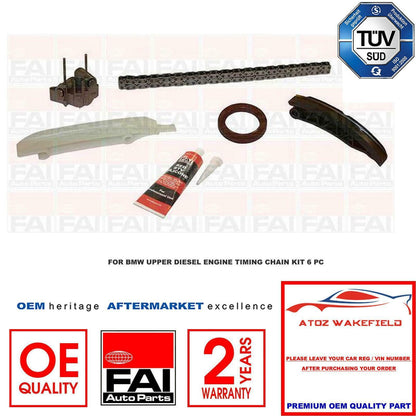 BMW 1 3 5 6 7 SERIES UPPER DIESEL ENGINE TIMING CHAIN TENSIONER OIL SEAL KIT