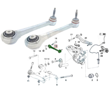 for BMW 5 SERIES E39 E60 E61 REAR UPPER LEFT RIGHT SUSPENSION TRACK CONTROL ARMS