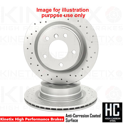 FOR BMW 125i 120i F20 F21 M SPORT DRILLED FRONT REAR BRAKE DISCS BREMBO PADS