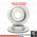 FOR BMW 1 2 3 4 SERIES M SPORT DRILLED FRONT REAR BRAKE DISCS MINTEX PADS WIRES