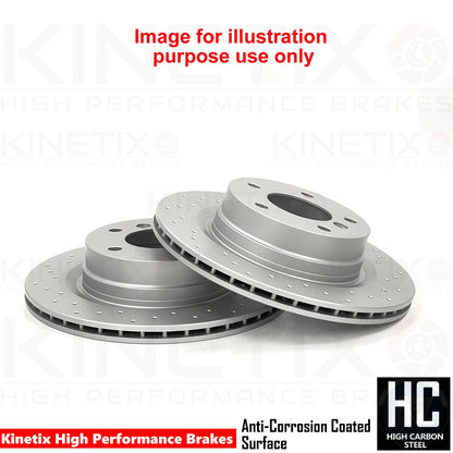 FOR BMW 125i 120i F20 F21 M SPORT DRILLED FRONT REAR BRAKE DISCS BREMBO PADS