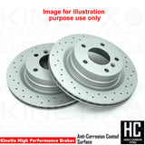 FOR BMW 125d 118i F20 F21 M SPORT DRILLED FRONT REAR BRAKE DISCS 312mm 300mm