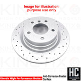 FOR BMW 125i 120i F20 F21 M SPORT DRILLED FRONT REAR BRAKE DISCS 312mm 300mm