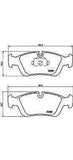BREMBO GENUINE ORIGINAL BRAKE PADS FRONT AXLE P06024