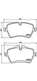BREMBO GENUINE ORIGINAL BRAKE PADS FRONT AXLE P06051