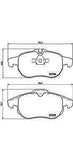 BREMBO GENUINE ORIGINAL BRAKE PADS FRONT AXLE P59043