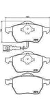 BREMBO GENUINE ORIGINAL BRAKE PADS FRONT AXLE P85045