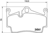 BREMBO GENUINE ORIGINAL BRAKE PADS REAR AXLE P65028