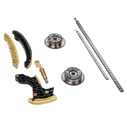 FOR MERCEDES E200 SLK200 KOMPRESSOR UPPER LOWER TIMING CHAIN KIT & VVT GEARS