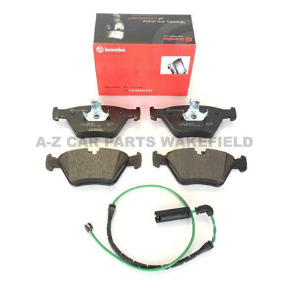 Bmw E46 330ci 330i 330cd 330d Front Coated Brembo Brake Discs And Pads + Sensors