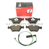 Bmw E46 330ci 330i 330cd 330d Front Coated Brembo Brake Discs And Pads + Sensors