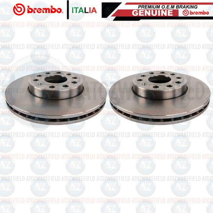 Brembo Coated/Internally Vented Front Brake Discs + screws 09.9145.11 288mm