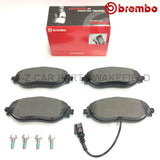 P85131/P85124 FRONT & REAR AXLE BREMBO BRAKE PADS FOR AUDI SEAT SKODA VW