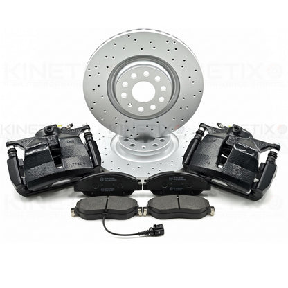 FOR AUDI A3 SEAT LEON VW GOLF MK7 FRONT BIG BRAKE DISCS COVERSION 312mm-340mm