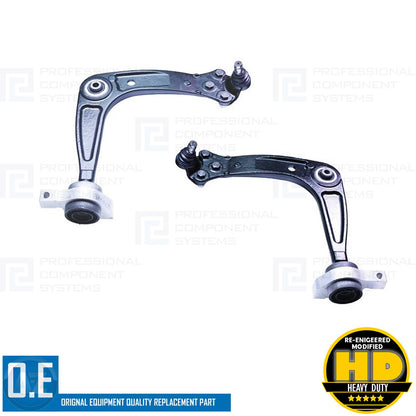 FOR PEUGEOT 508 FRONT LEFT RIGHT SUSPENSION WISHBONE CONTROL ARM PAIR 2010-2018