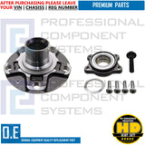 FOR AUDI A4 A6 SEAT EXEO FRONT AXLE WHEEL BEARING HUB FLANGE KIT