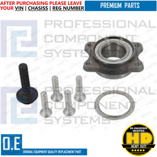 FOR AUDI A6 S6 RS6 4F C6 04-11 FRONT WHEEL BEARING HUB FLANGE KIT BOLTS INLCUDED