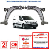 PEUGOET PARTNER 2 FRONT LOWER WISHBONE ARMS COMPLETE WITH 16mm BALL JOINTS