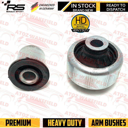 FOR CLIO SPORT RS 197 200 FRONT LOWER SUSPENSION WISHBONE ARM BUSHES REPAIR HD