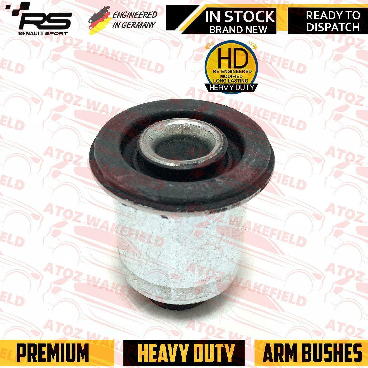 FOR CLIO SPORT RS 197 200 FRONT LOWER SUSPENSION WISHBONE ARM BUSHES REPAIR HD