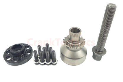 FOR BMW M2 M3 M4 N55 S55 SPLINED ONE PIECE CRANK HUB -No Drilling required-