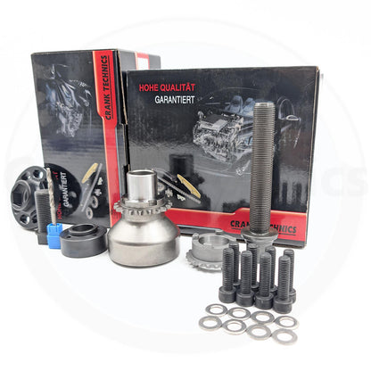 FITS BMW N55 S55 UPGRADED PERFORMANCE 4 PINNED CRANKHUB CAPTURE PLATE KIT