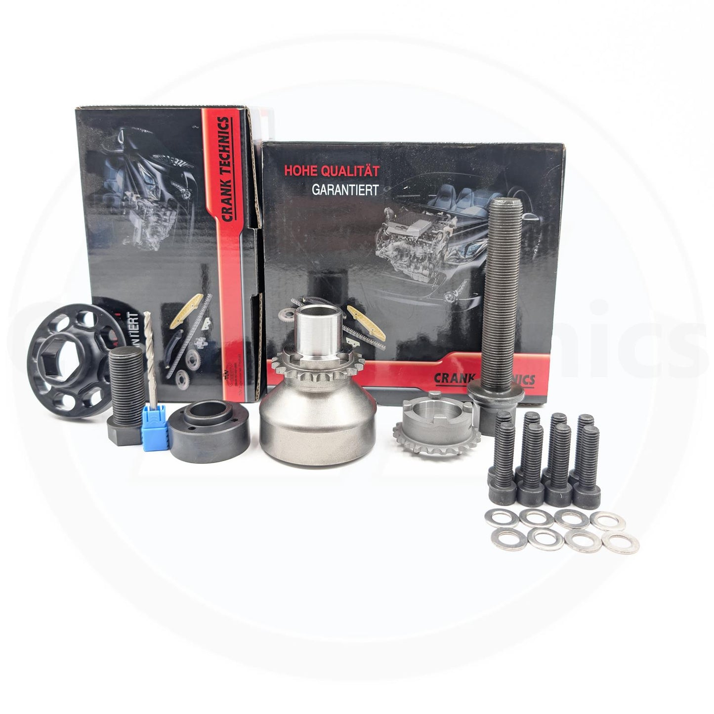 FITS BMW N55 S55 UPGRADED PERFORMANCE 4 PINNED CRANKHUB CAPTURE PLATE KIT