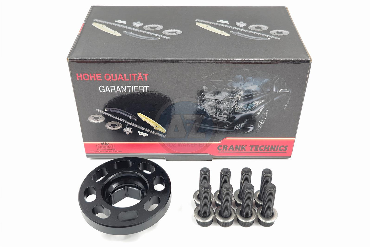 FITS BMW N55 S55 UPGRADED PERFORMANCE 4 PINNED CRANKHUB CAPTURE PLATE KIT