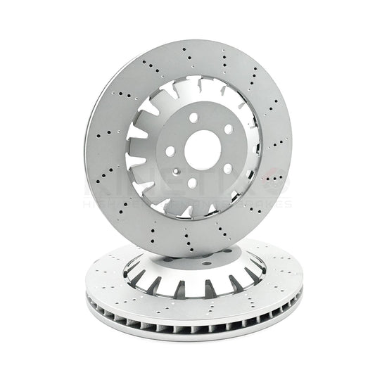 PAIR OF AUDI RS3 8P 2011-2012 FRONT BRAKE DISCS 370mm X 32mm 8P0615301C NEW