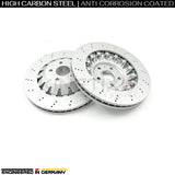 FOR AUDI RS3 8P 2011-2012 FRONT BRAKE DISCS RACING PADS SENSORS 370mm