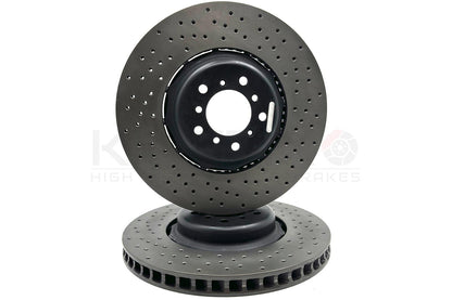FOR BMW M2 F87 M3 F80 M4 F82 F83 TWO-PIECE FRONT BRAKE DISCS PAIR 380mm