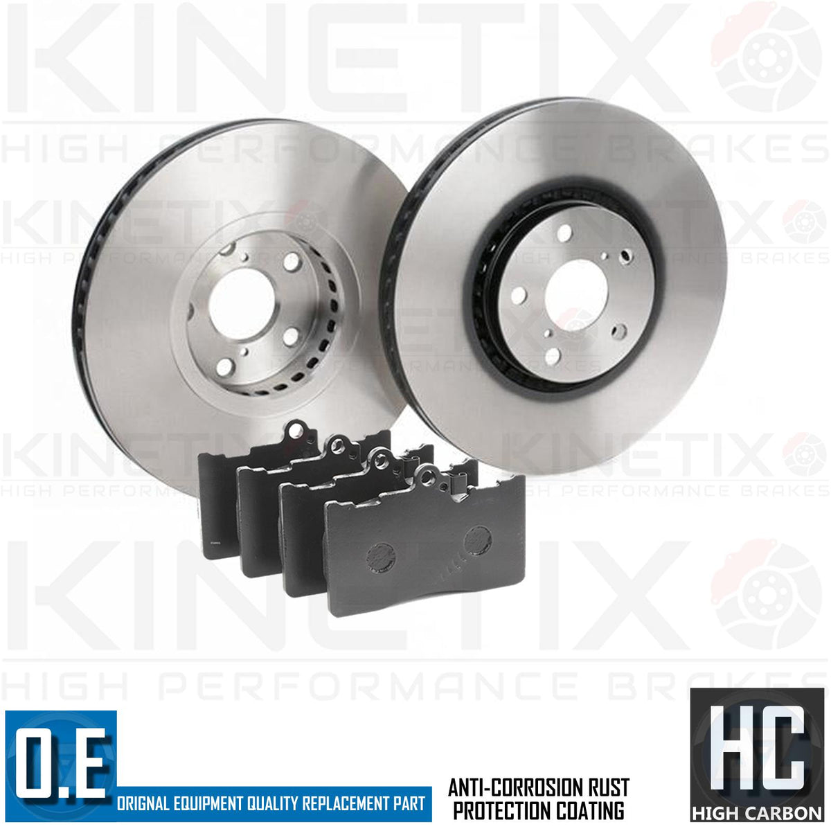 FOR LEXUS GS300 HIGH CARBON FRONT LEFT RIGHT BRAKE DISCS APEC PADS 334mm COATED