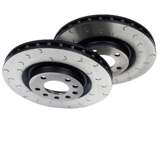FOR DODGE CHALLENGER CHARGER 6.4 SRT8 5.7 R/T GROOVED FRONT BRAKE DISCS 345mm