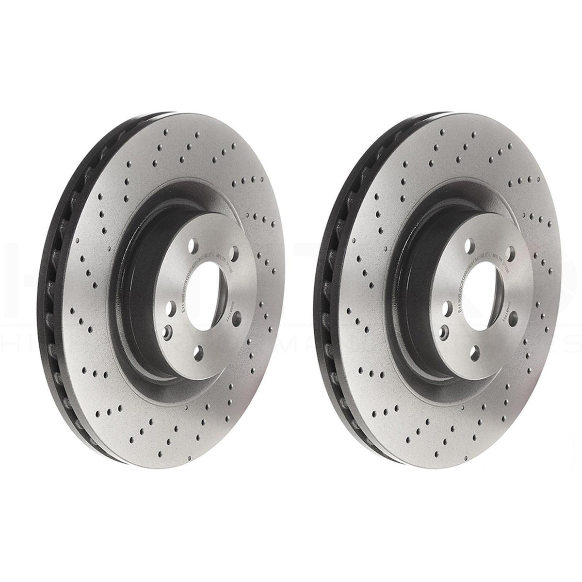 FOR MERCEDES S450 W221 AMG FRONT DRILLED HIGH CARBON BRAKE DISCS PADS WIRE 350mm