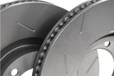FOR PORSCHE PANAMERA FRONT LEFT GROOVED SLOTTED BRAKE DISCS PAIR 360mm COATED