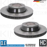 FOR PORSCHE PANAMERA 4.8 970 REAR BRAKE DISCS PAIR 330mm