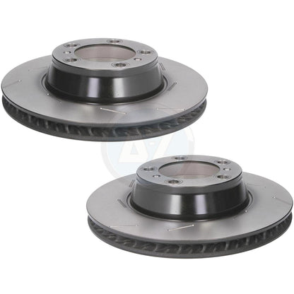 FOR PORSCHE PANAMERA 3.0 D 970 REAR BRAKE DISCS PAIR 330mm