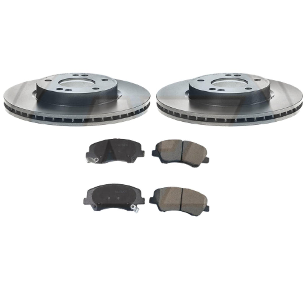 FITS HYUNDAI IONIQ KIA NIRO FRONT AXLE BRAKE DISCS & PADS 280mm