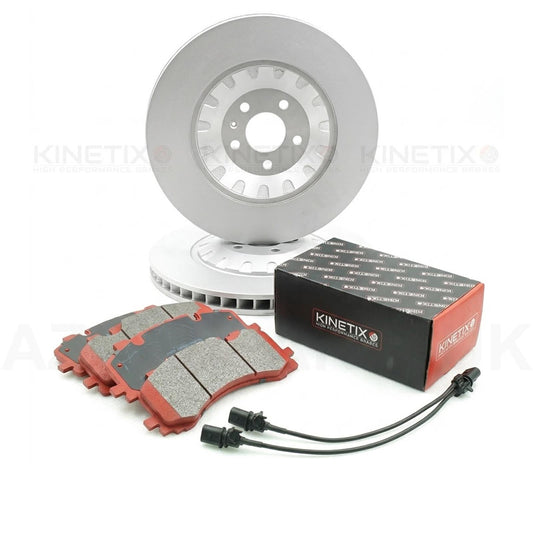 FOR AUDI A6 A7 A8 S6 S7 S8 SQ7 Q7 SQ8 Q8 FRONT BRAKE DISCS PADS SENSORS 400mm