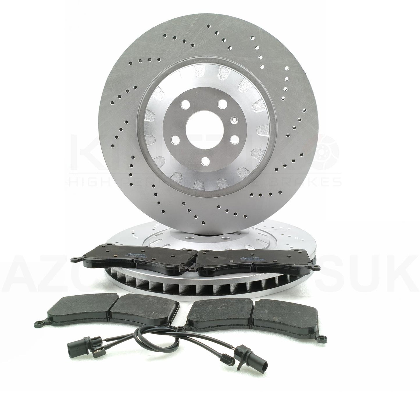 FOR AUDI SQ8 E-TRON SQ8 SPORTBACK E-TRON FRONT REAR BRAKE DISCS PADS WIRES 400mm