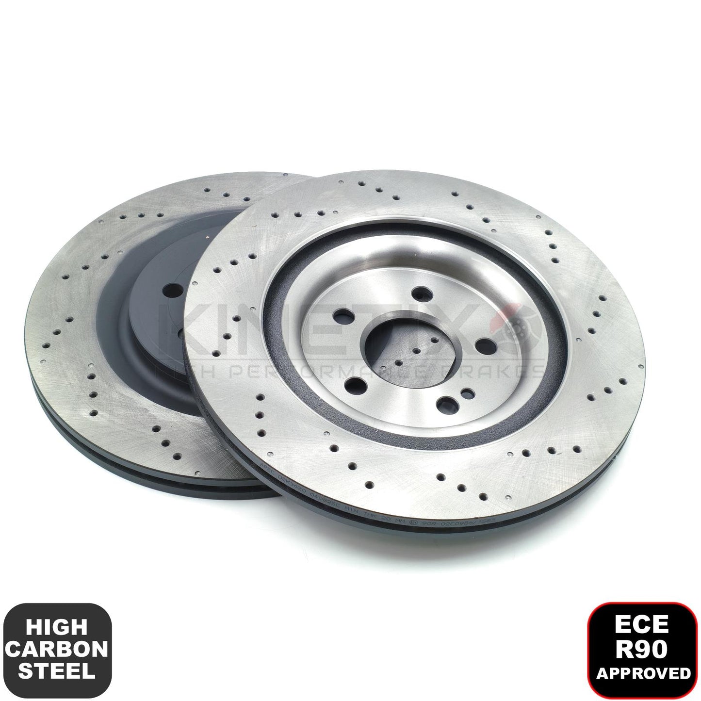 FOR MERCEDES A35 AMG 2018- DRILLED FRONT REAR BRAKE DISCS 350mm 330mm FR/RR