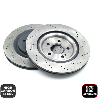 FOR MERCEDES CLA35 GLA35 GLB35 AMG 2019- FRONT REAR BRAKE DISCS PADS 350mm 330mm