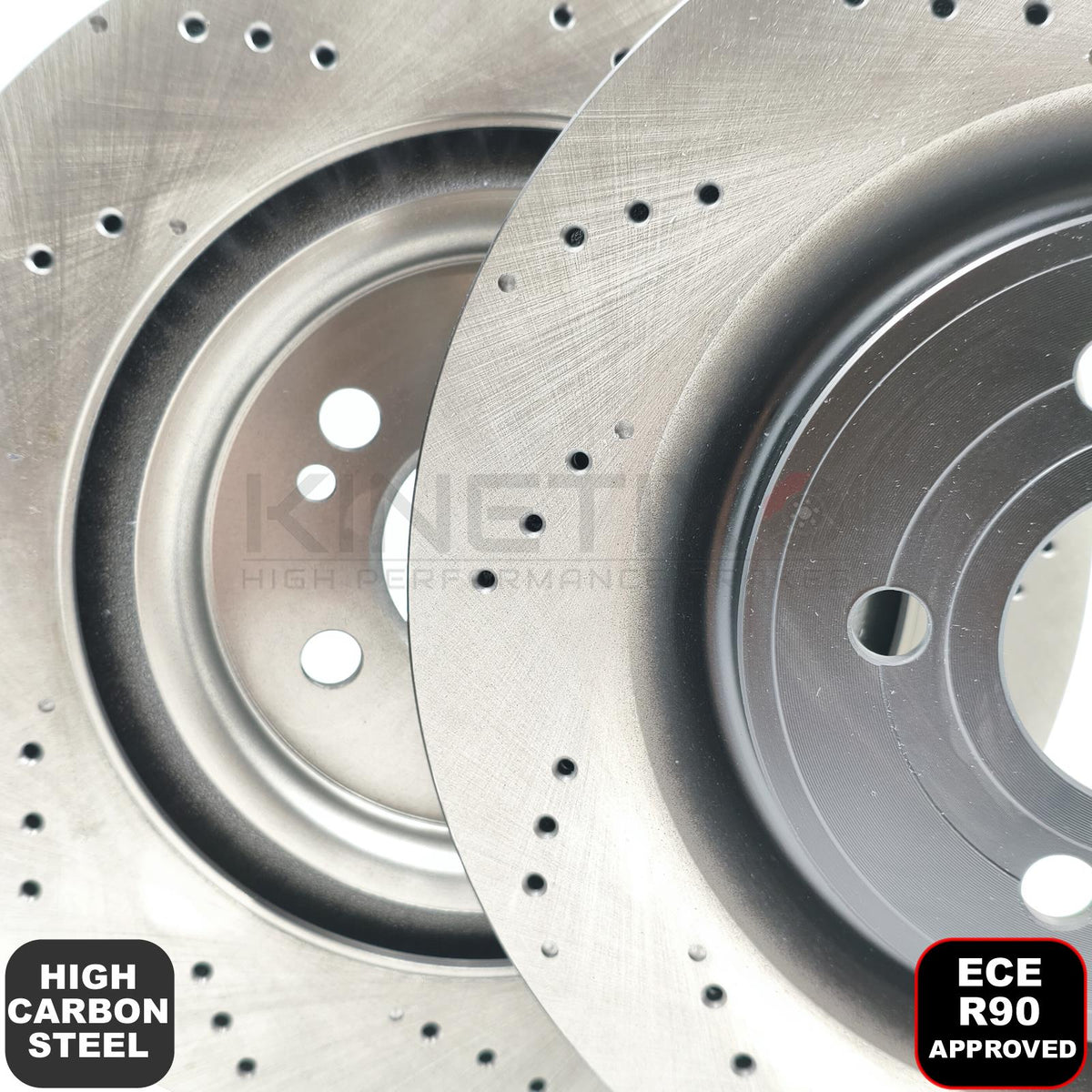 FOR MERCEDES CLA35 CLA45 CLA45 S AMG DRILLED REAR BRAKE DISCS PADS 330mm X 22mm