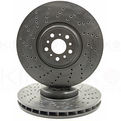 FOR BMW M5 F90 M8 F91 F92 F93 Competition FRONT BRAKE DISCS CERAMIC PADS 395mm