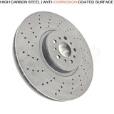 FOR BMW X3M F97 X4M F98 FRONT LEFT RIGHT BRAKE DISCS BREMBO PADS WIRE 395mm